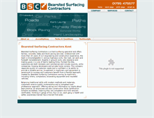 Tablet Screenshot of bearstedsurfacing.co.uk